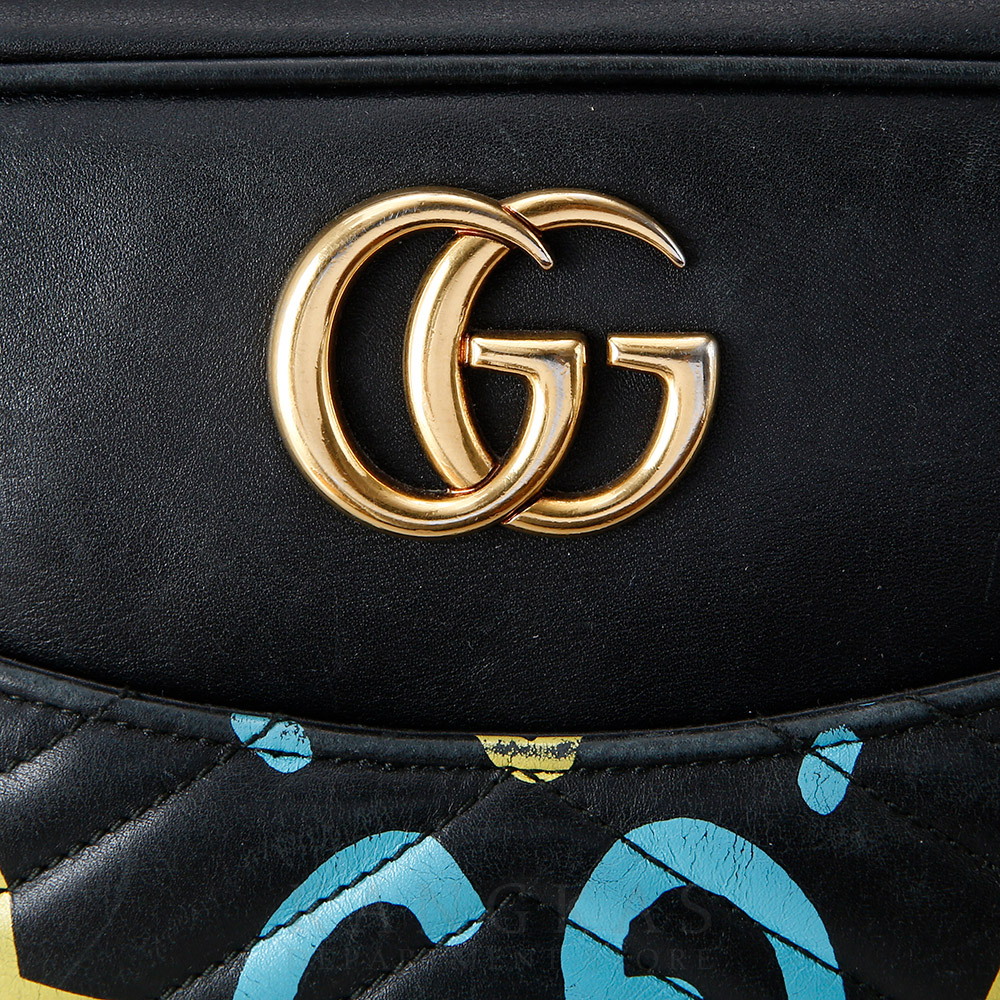GUCCI(USED)구찌 443499 GG마몽 마틀라세 고스트 스타 크로스백