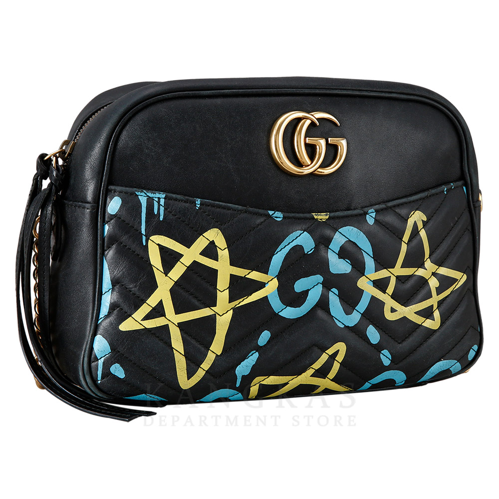 GUCCI(USED)구찌 443499 GG마몽 마틀라세 고스트 스타 크로스백