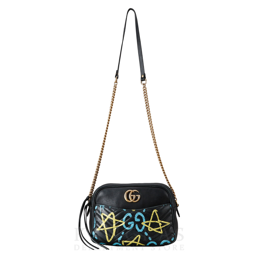 GUCCI(USED)구찌 443499 GG마몽 마틀라세 고스트 스타 크로스백