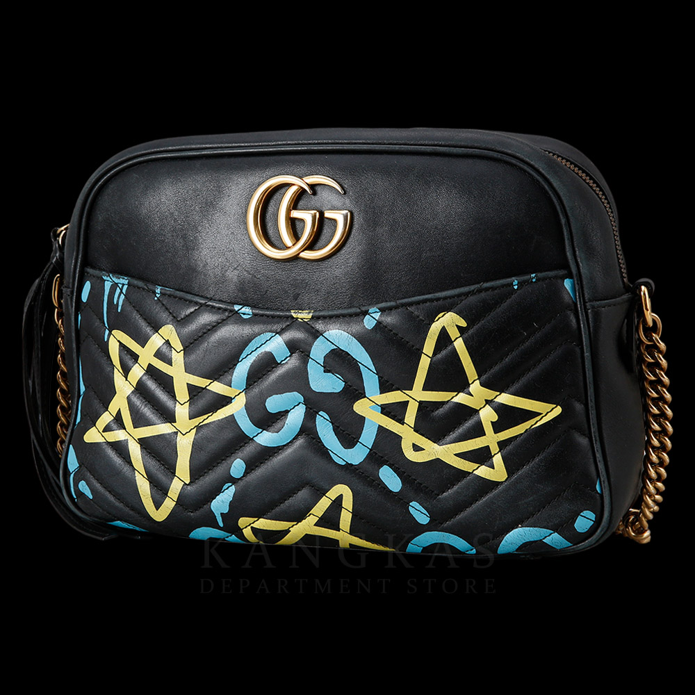 GUCCI(USED)구찌 443499 GG마몽 마틀라세 고스트 스타 크로스백