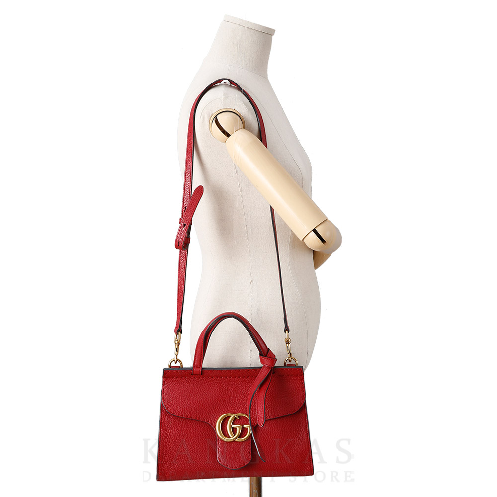 GUCCI(USED)구찌 442622 GG마몽 미니 탑 핸들백