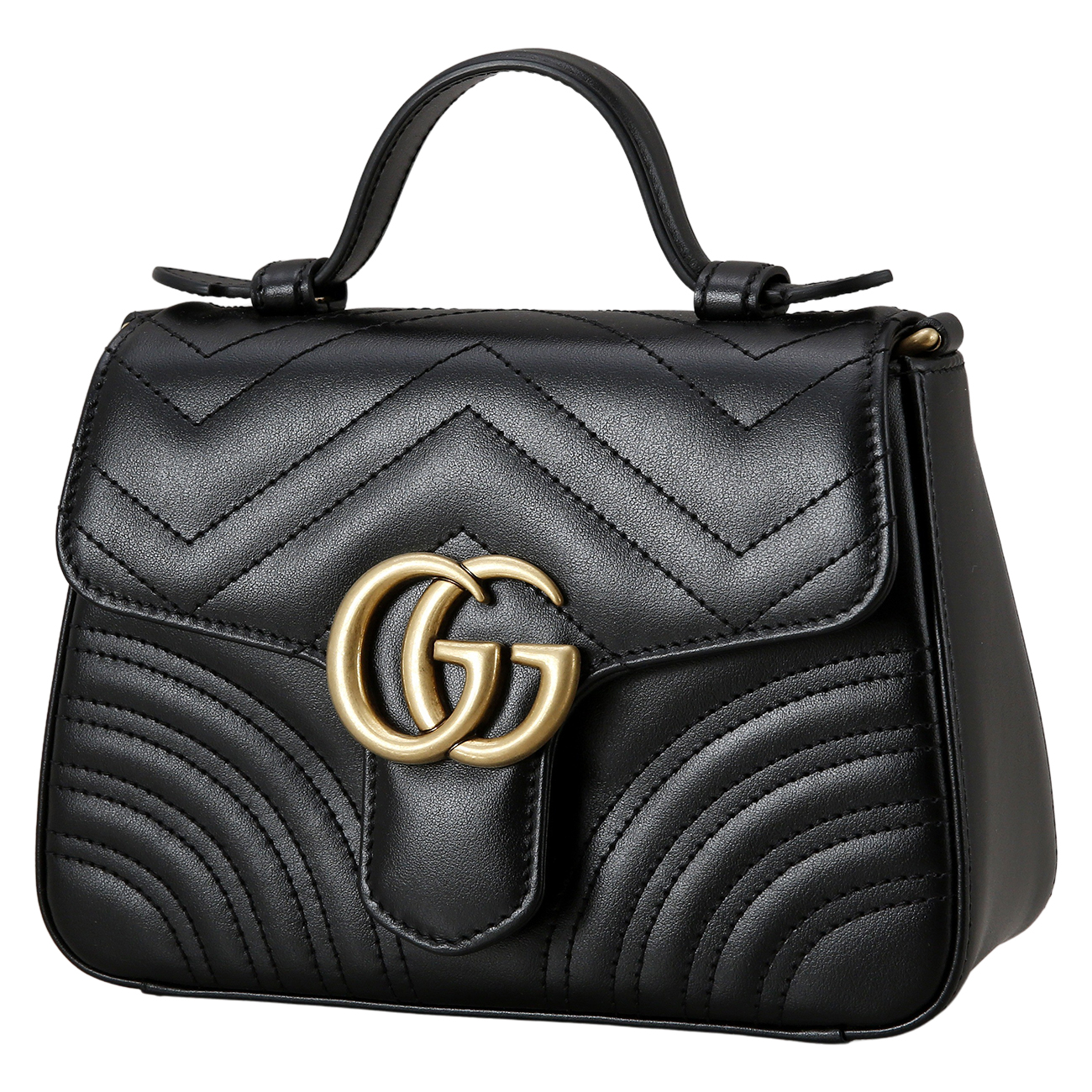 GUCCI(USED)구찌 547260 GG마몽 마틀라세 미니 탑 핸들백
