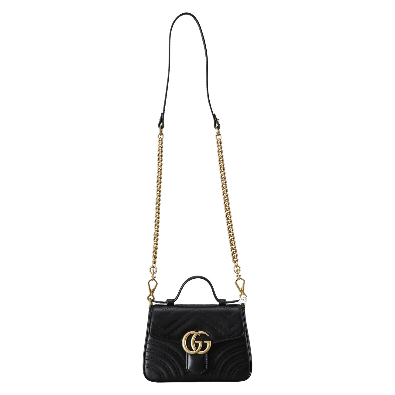GUCCI(USED)구찌 547260 GG마몽 마틀라세 미니 탑 핸들백
