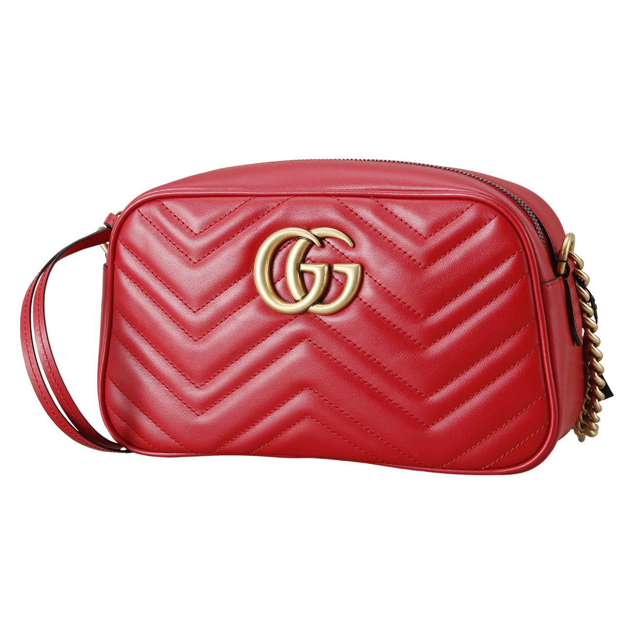 GUCCI(USED)구찌 447632 GG마몽 마틀라세 스몰 카메라백