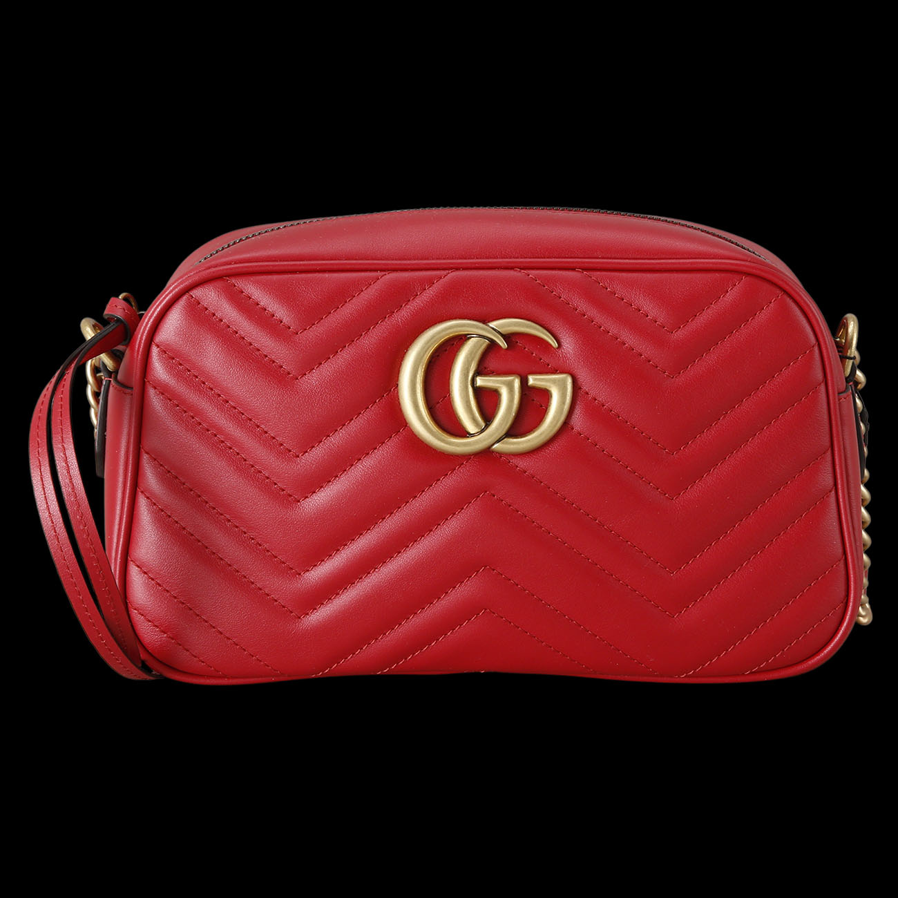 GUCCI(USED)구찌 447632 GG마몽 마틀라세 스몰 카메라백