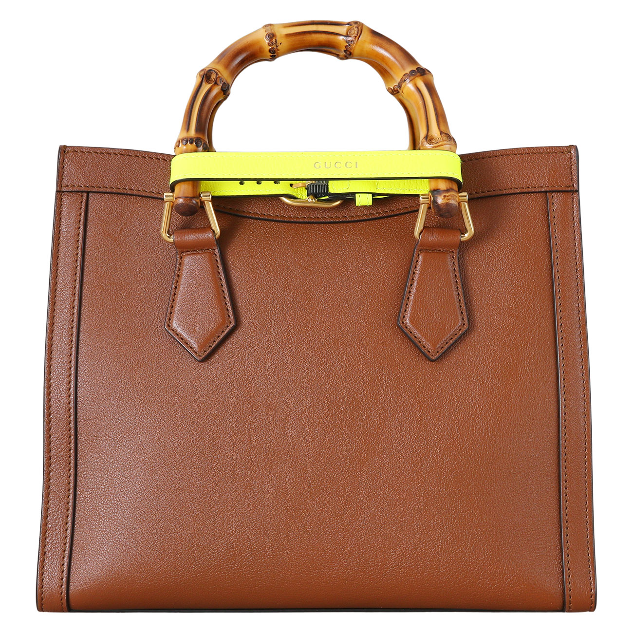 GUCCI(USED)구찌&lrm; 660195 다이애나 뱀부 스몰 토트백