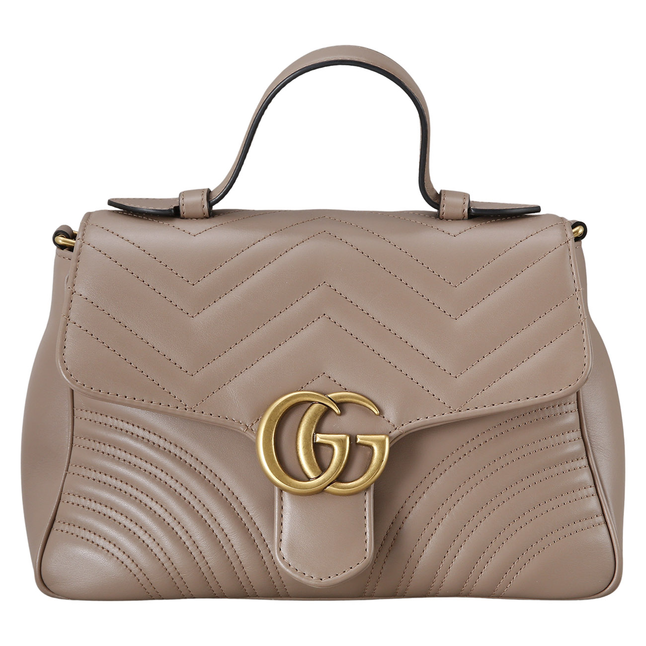GUCCI(USED)구찌 498110 GG마몽 마틀라세 탑 핸들백