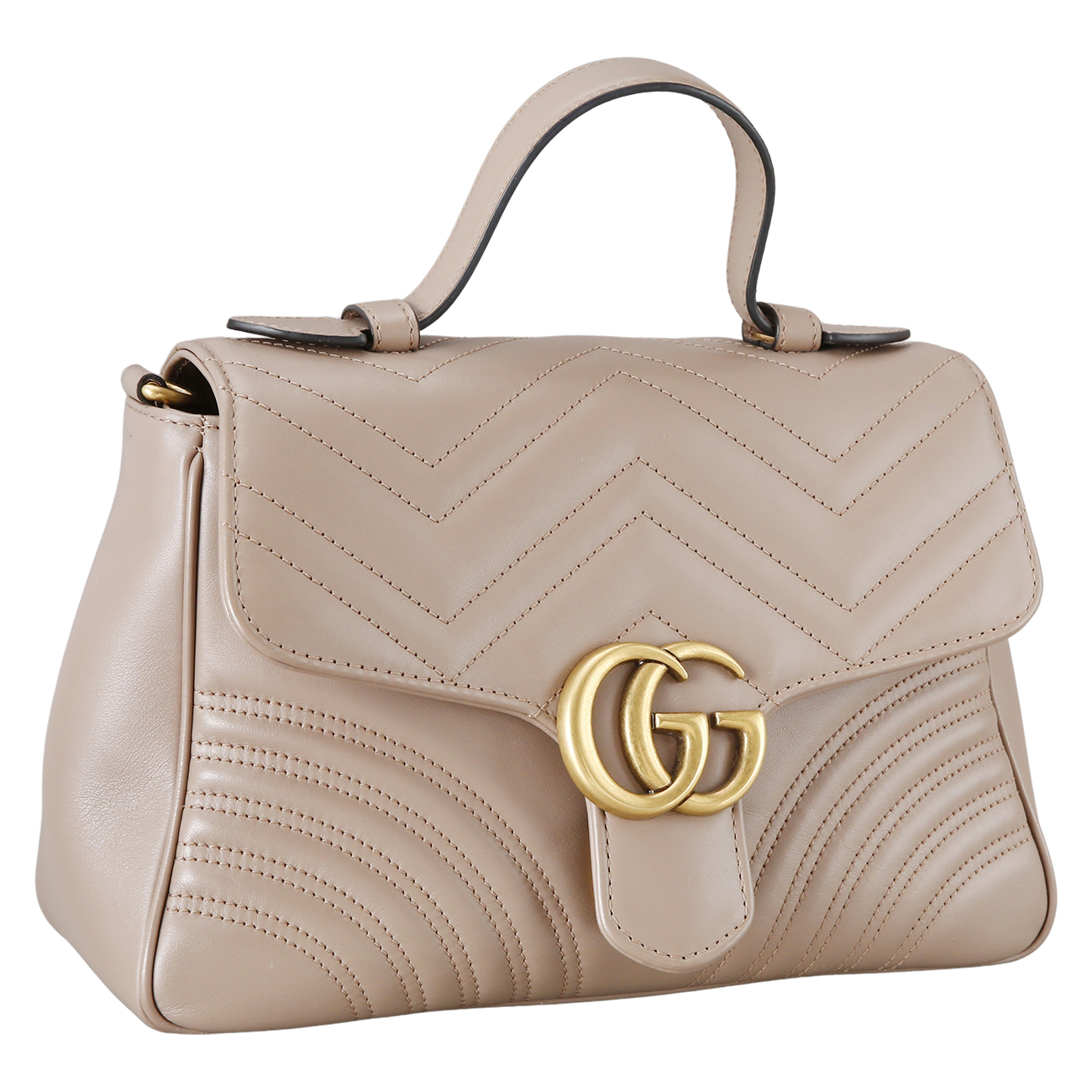 GUCCI(USED)구찌 498110 GG마몽 마틀라세 탑 핸들백