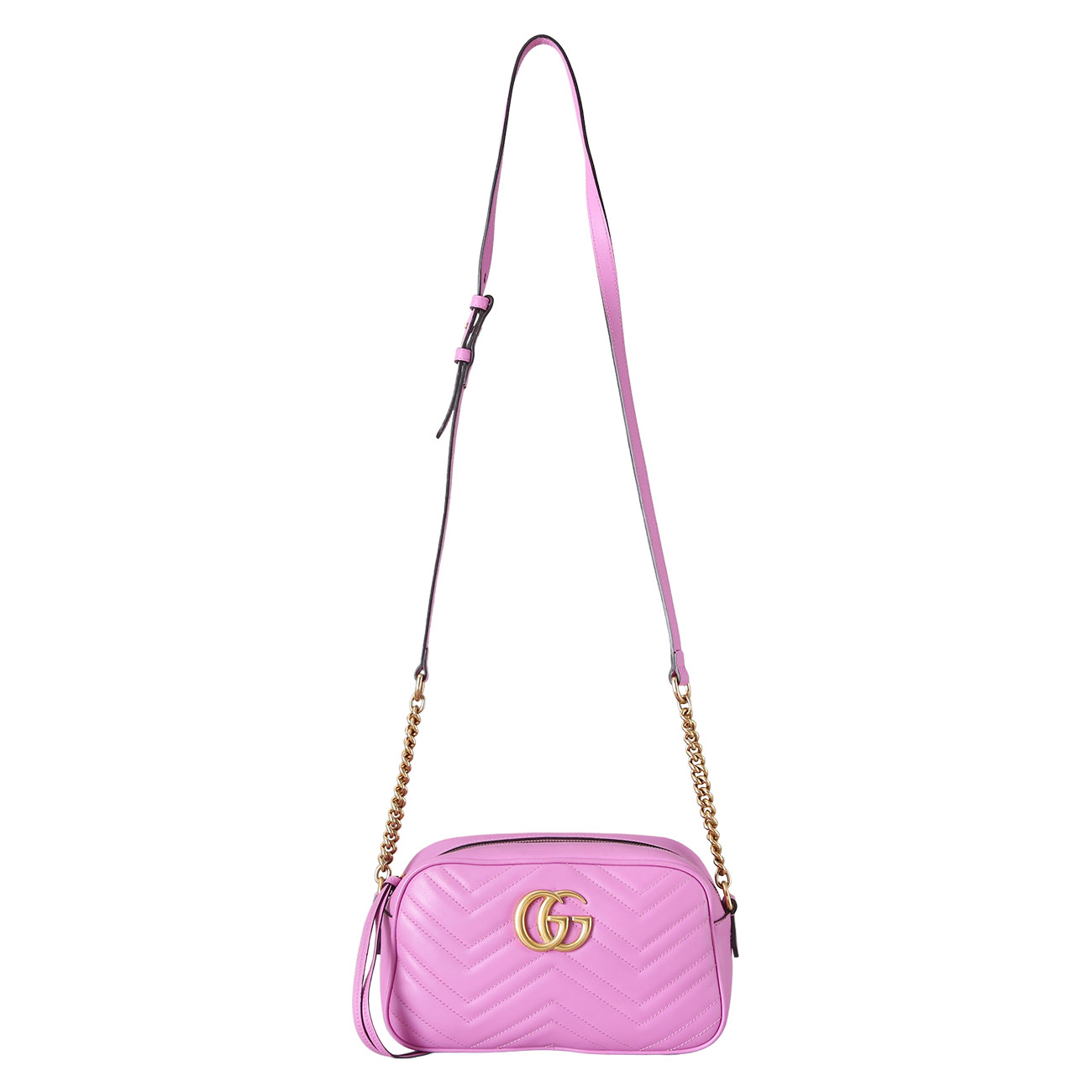 GUCCI(USED)구찌 447632 GG마몽 마틀라세 스몰 카메라백