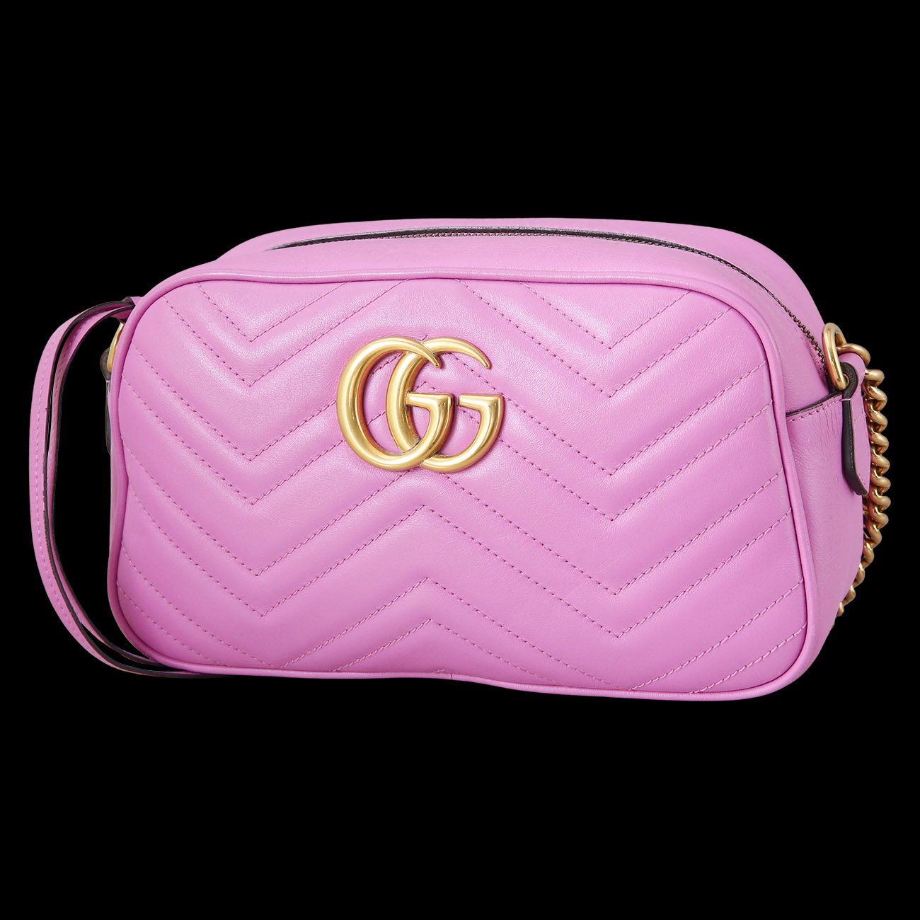 GUCCI(USED)구찌 447632 GG마몽 마틀라세 스몰 카메라백