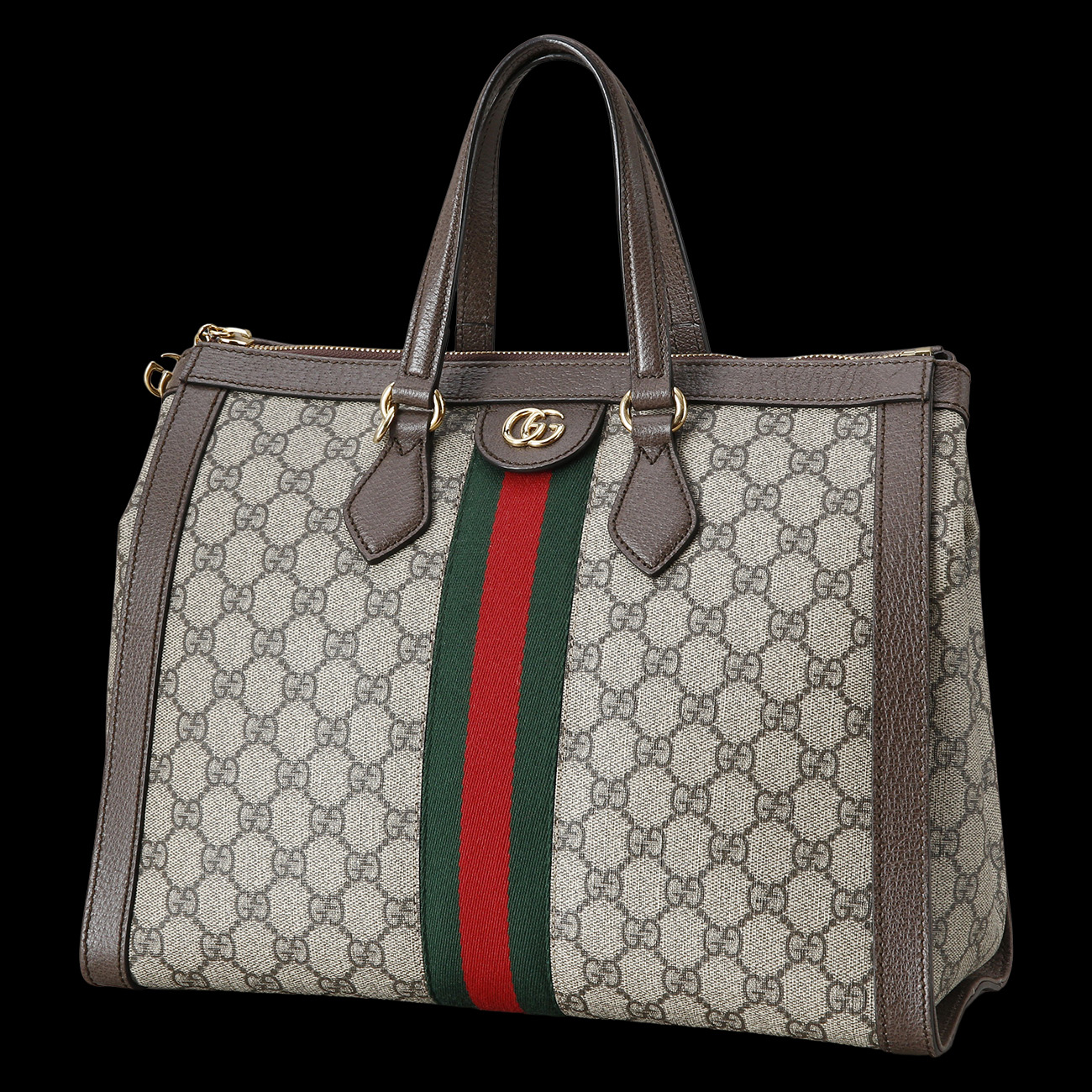 GUCCI(USED)구찌 524537 오피디아 GG수프림 탑 핸들백