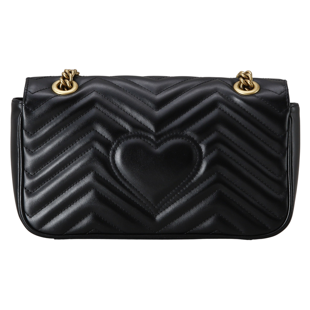GUCCI(USED)구찌 443497 GG마몽 마틀라세 스몰 체인 백 블랙