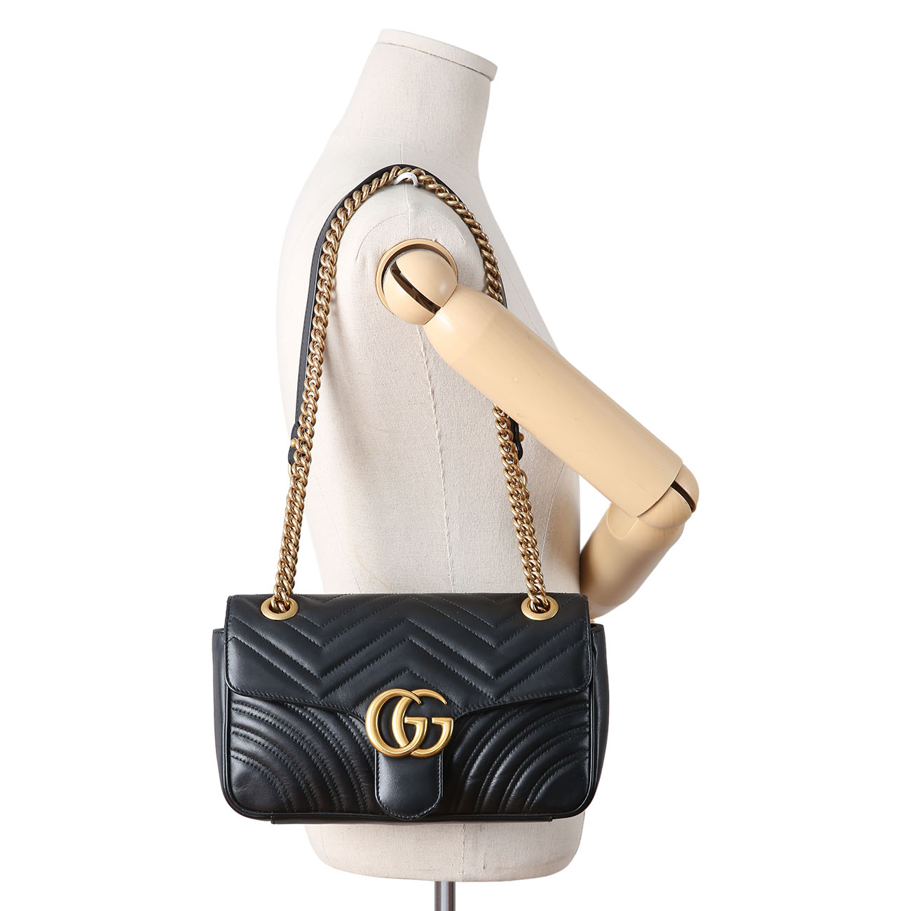 GUCCI(USED)구찌 443497 GG마몽 스몰 체인 백