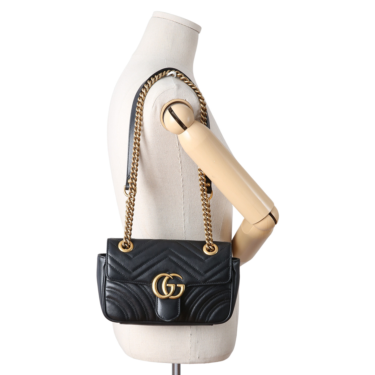 GUCCI(USED)구찌 446744 GG마몽 마틀라세 미니 숄더백