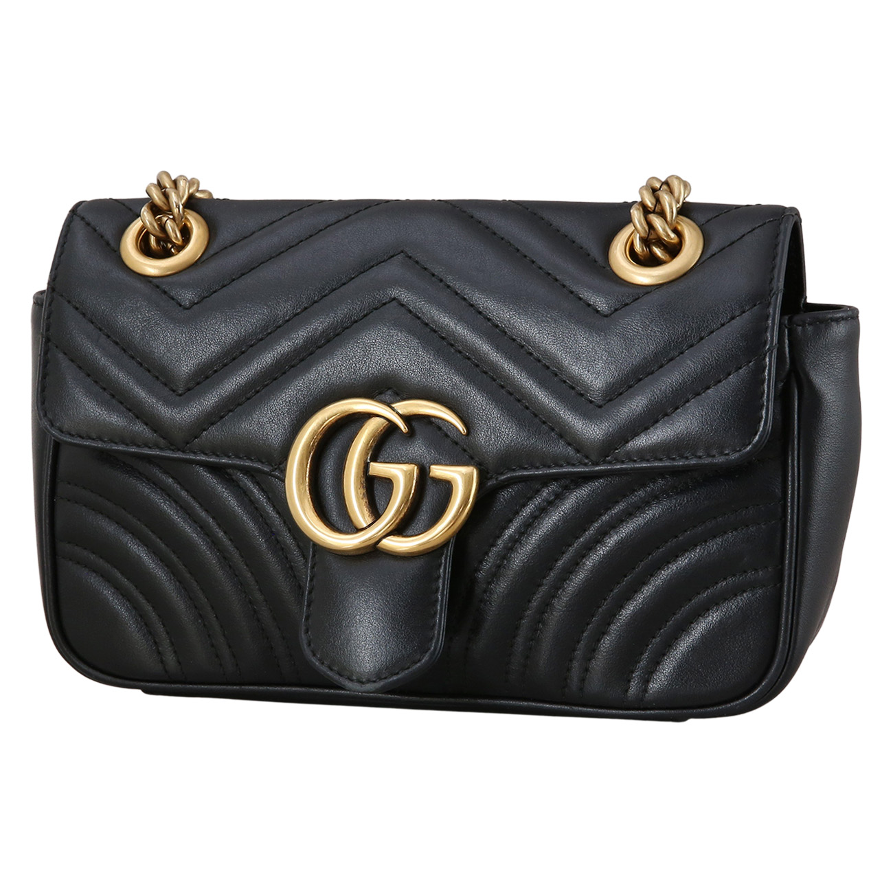 GUCCI(USED)구찌 446744 GG마몽 마틀라세 미니 숄더백