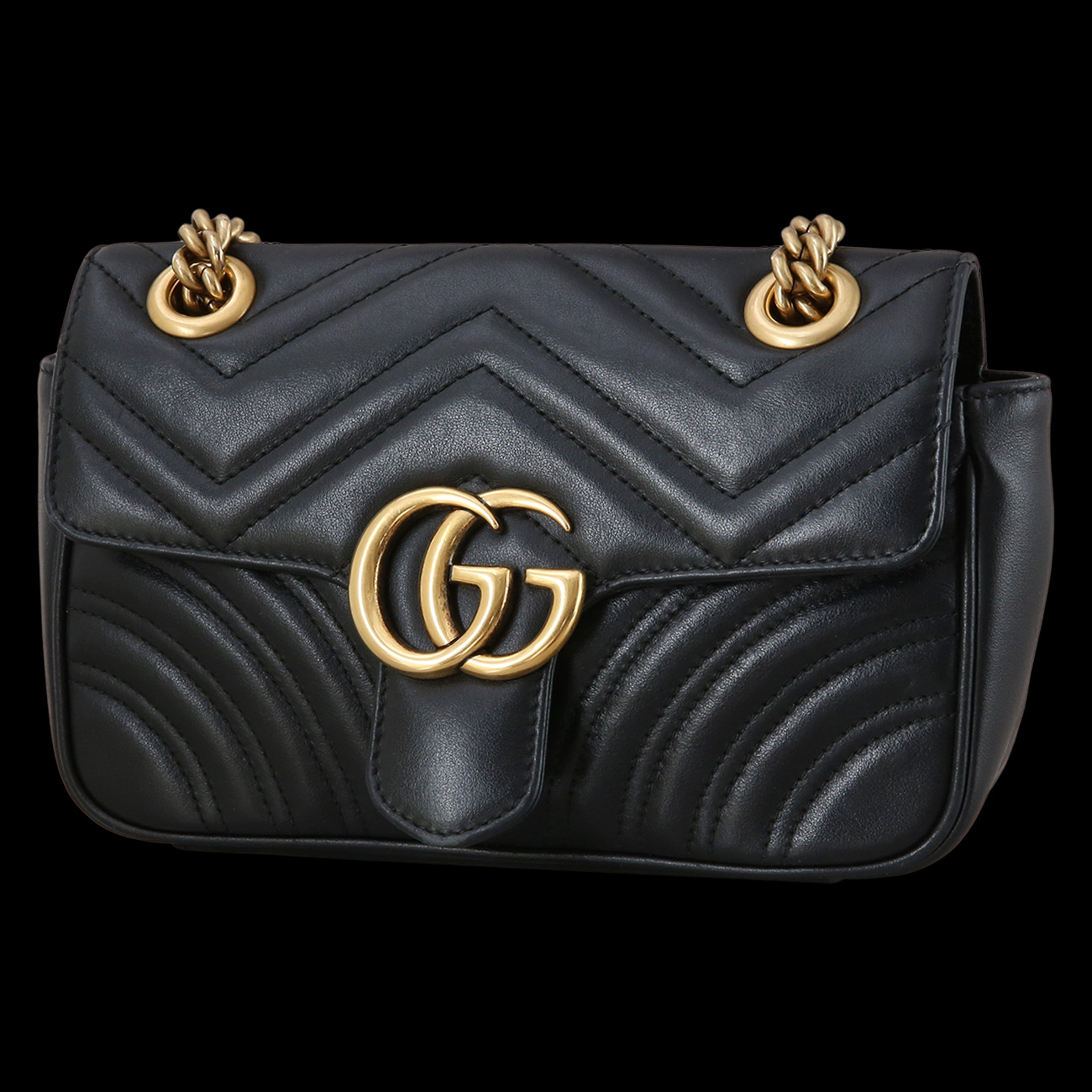 GUCCI(USED)구찌 446744 GG마몽 마틀라세 미니 숄더백