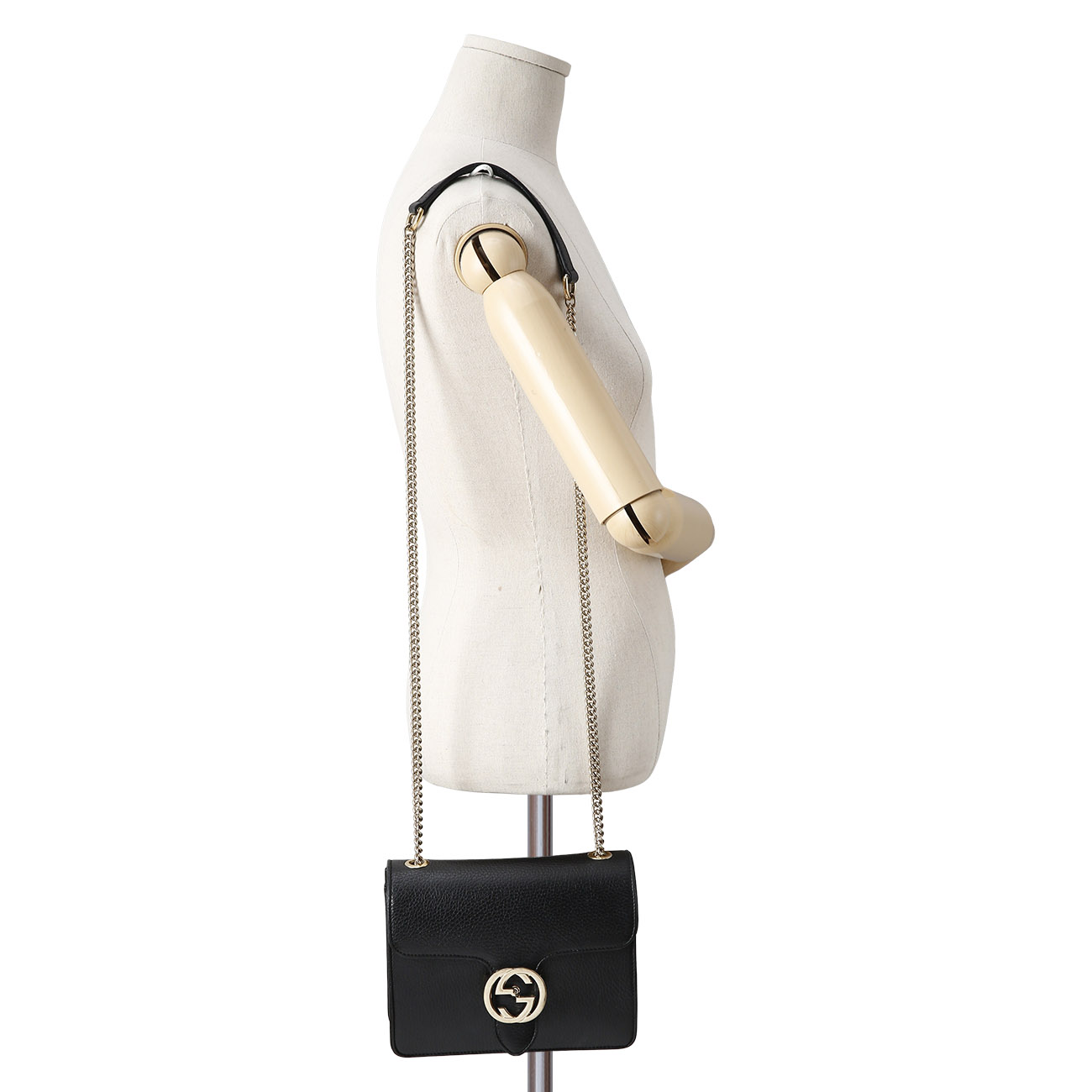 GUCCI(USED)구찌 510304 인터로킹 GG 체인백