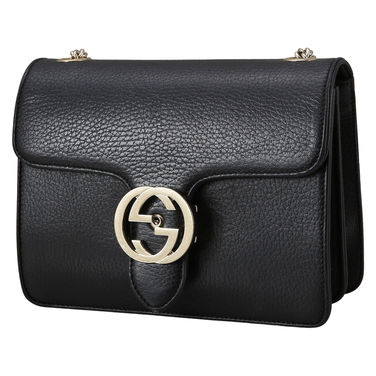 GUCCI(USED)구찌 510304 인터로킹 GG 체인백