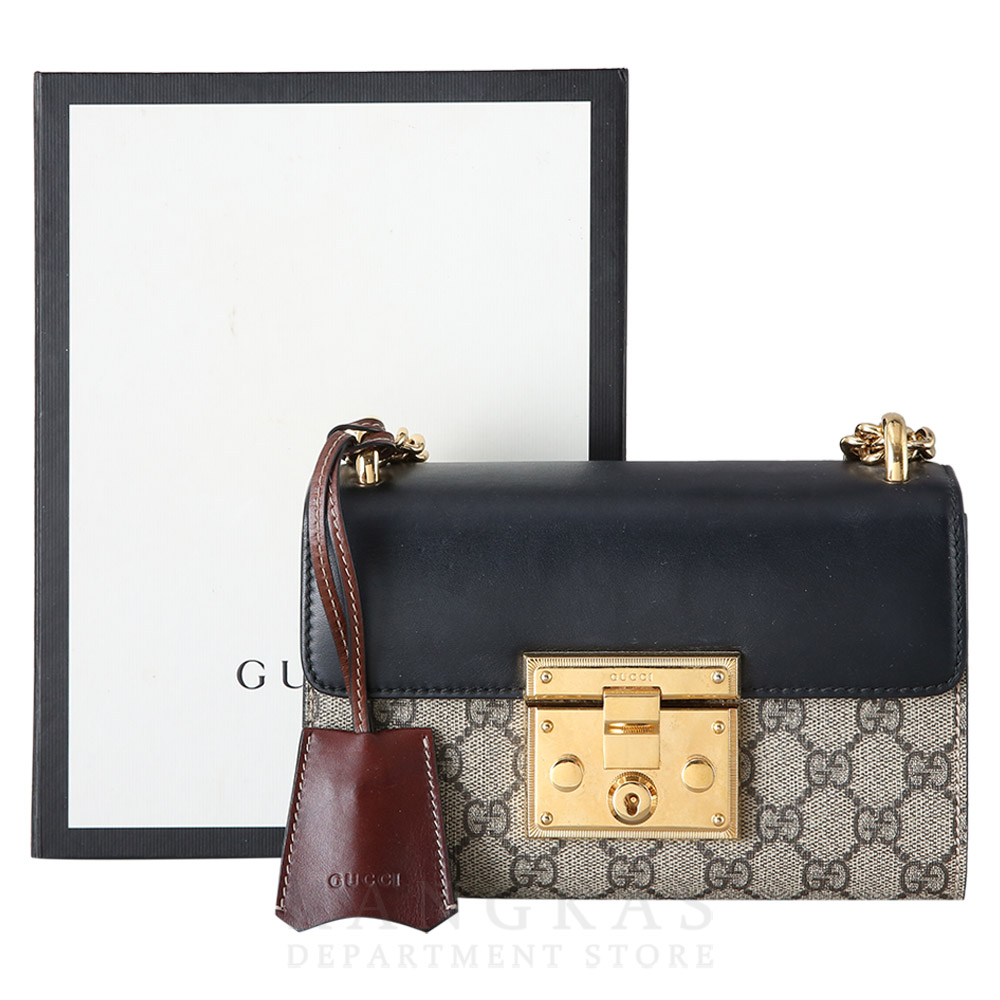 GUCCI(USED)구찌 409487 씨마 패들락 GG 체인백