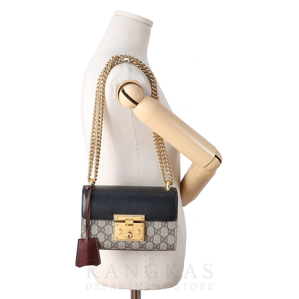 GUCCI(USED)구찌 409487 씨마 패들락 GG 체인백