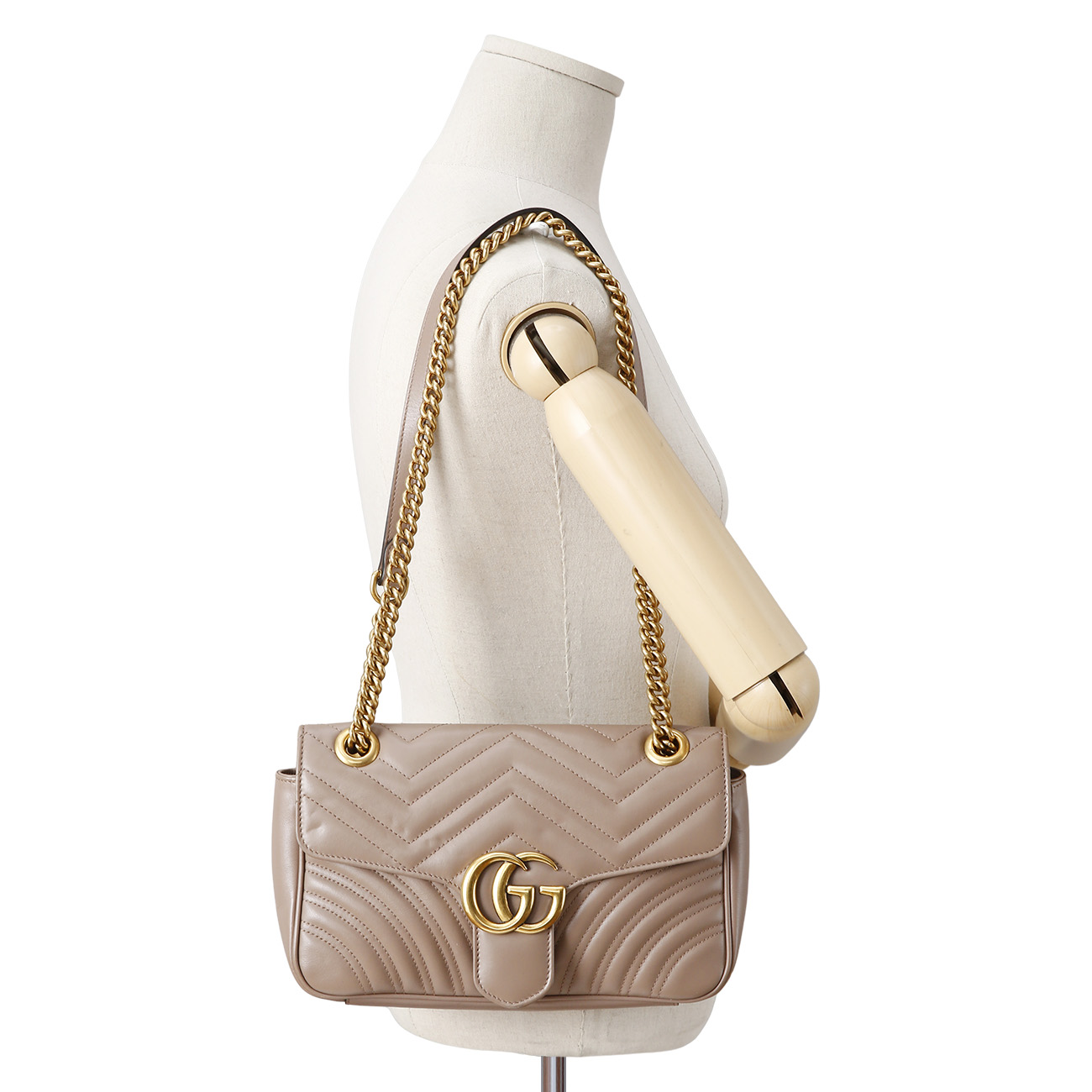 GUCCI(USED)구찌 443497 GG마몽 마틀라세 스몰 체인 백