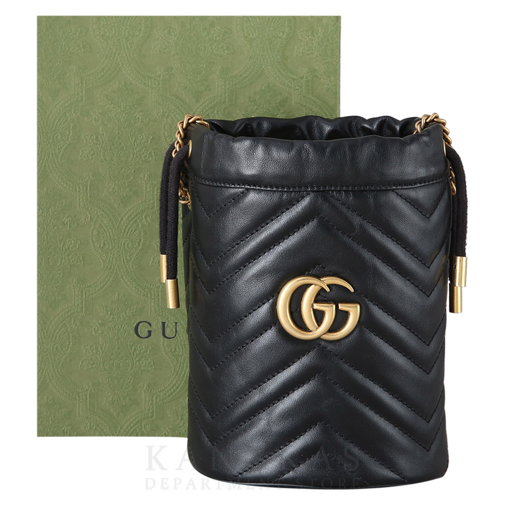 GUCCI(USED)구찌 575163 GG마몽 미니 버킷백