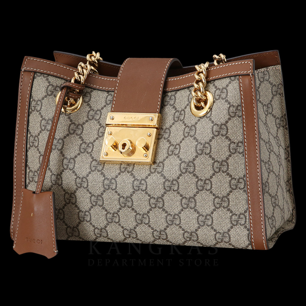 GUCCI(USED)구찌 498156 패드락 GG 체인 숄더백