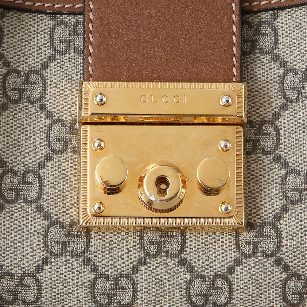 GUCCI(USED)구찌 498156 패드락 GG 체인 숄더백