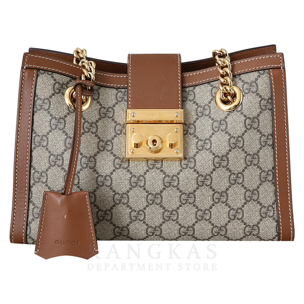 GUCCI(USED)구찌 498156 패드락 GG 체인 숄더백