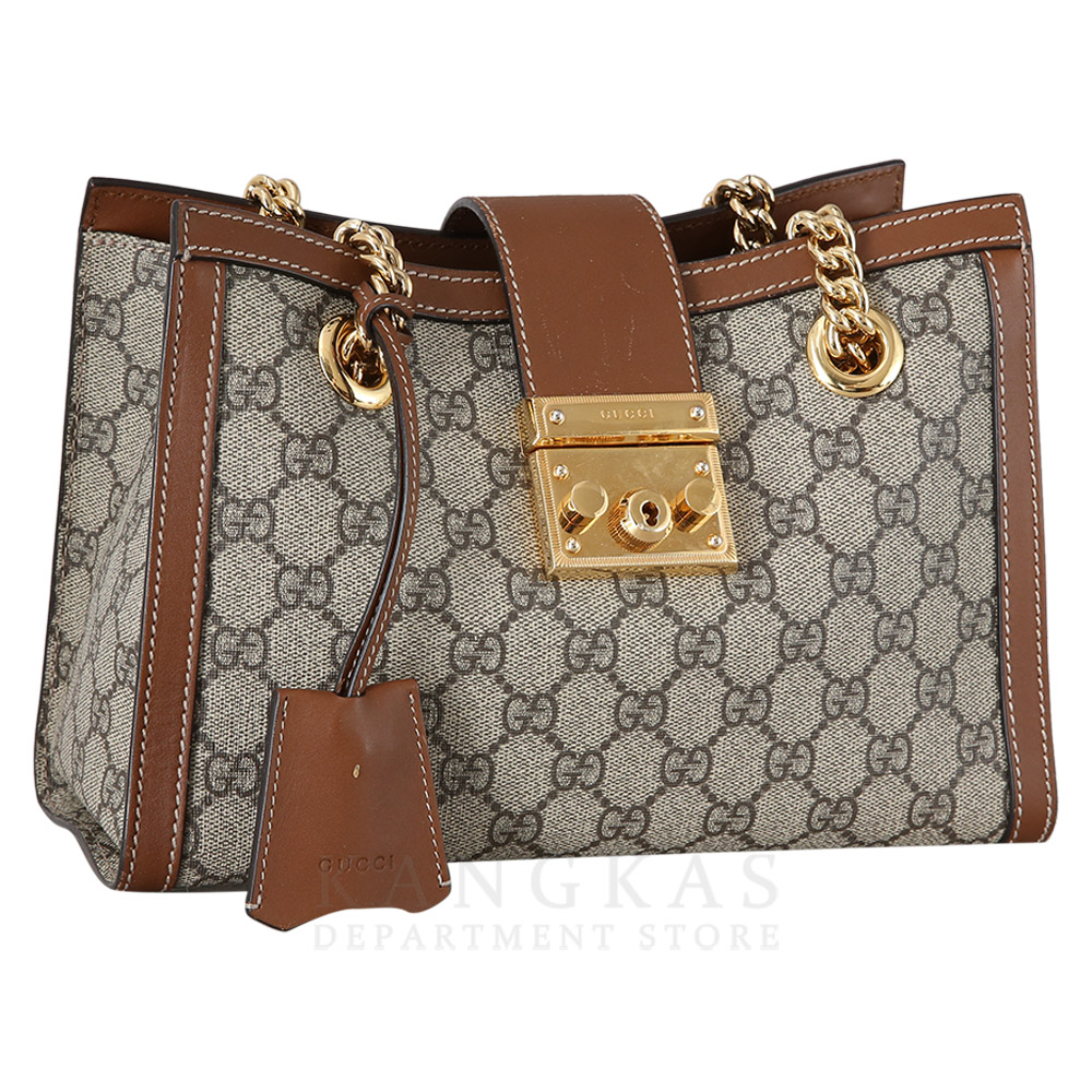 GUCCI(USED)구찌 498156 패드락 GG 체인 숄더백