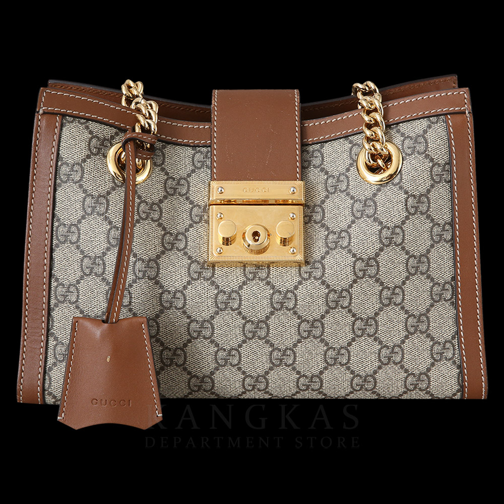 GUCCI(USED)구찌 498156 패드락 GG 체인 숄더백
