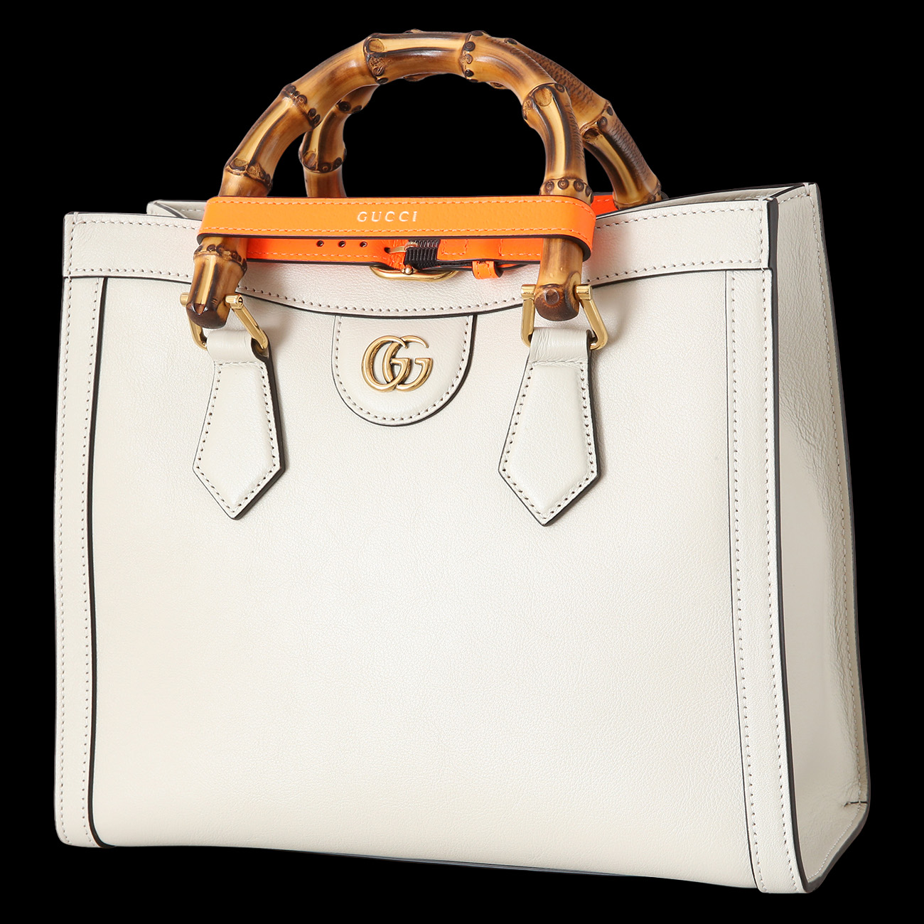 GUCCI(USED)구찌&lrm; 660195 다이애나 뱀부 스몰 토트백