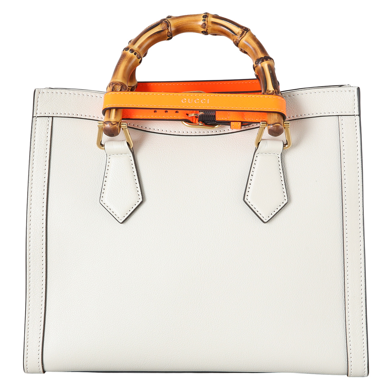GUCCI(USED)구찌&lrm; 660195 다이애나 뱀부 스몰 토트백