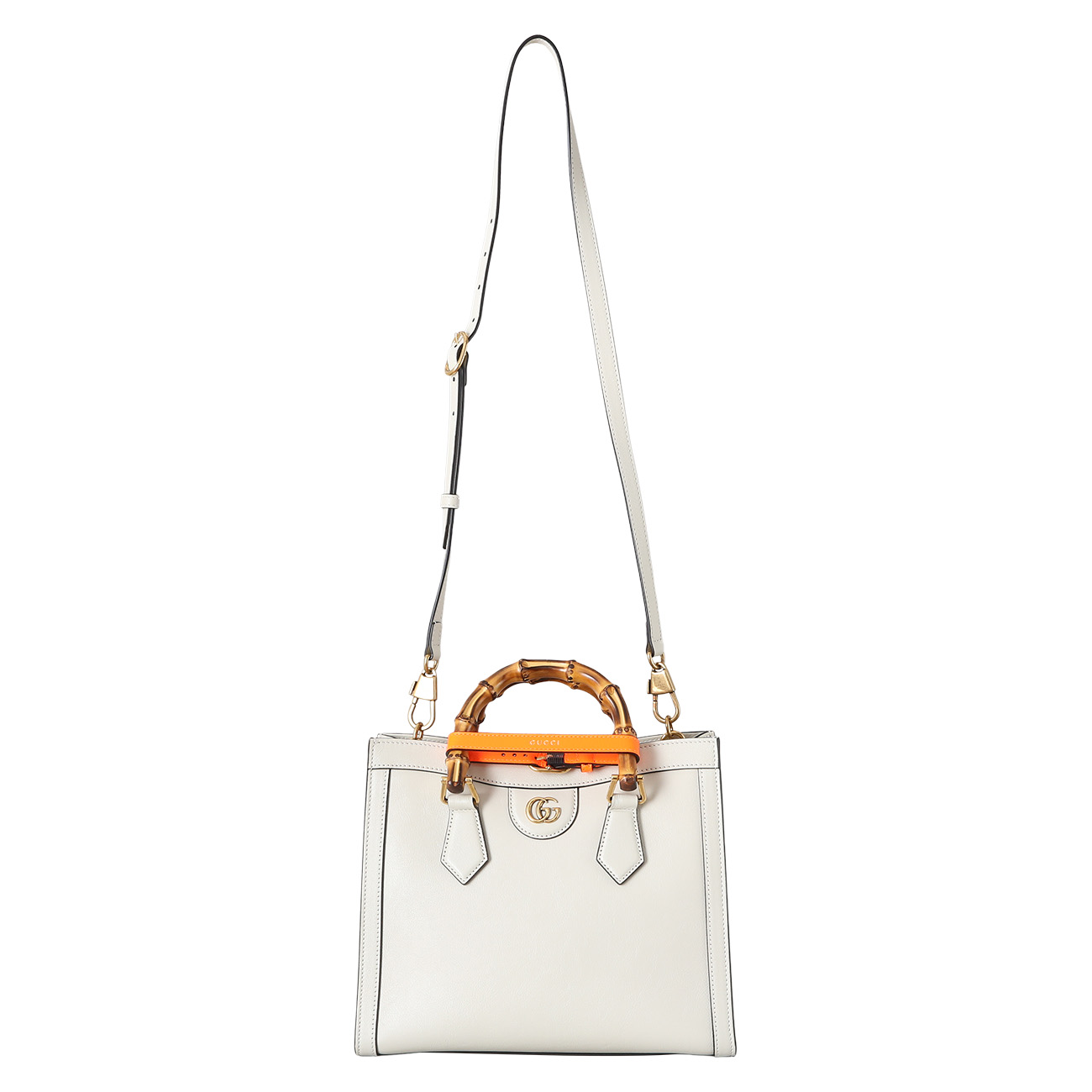 GUCCI(USED)구찌&lrm; 660195 다이애나 뱀부 스몰 토트백
