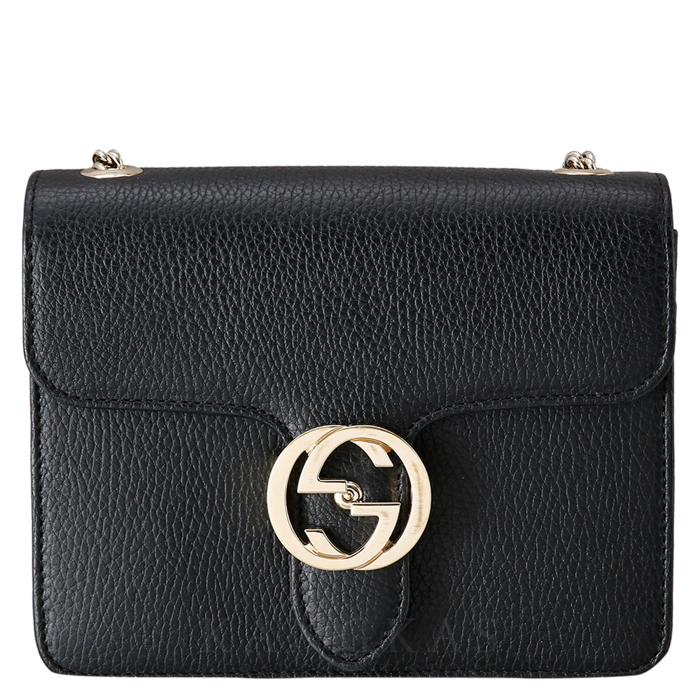 GUCCI(USED)구찌 510304 인터로킹 GG 체인백