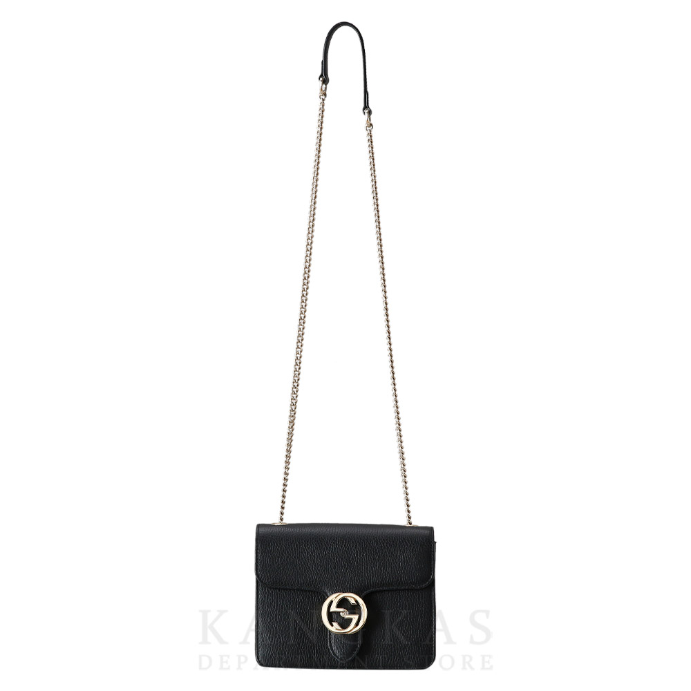 GUCCI(USED)구찌 510304 인터로킹 GG 체인백