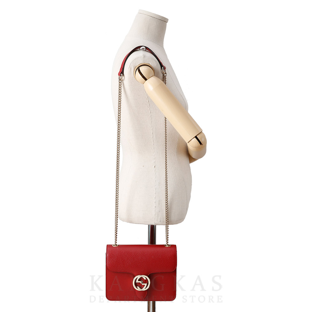 GUCCI(USED)구찌 510304 인터로킹 GG 체인백