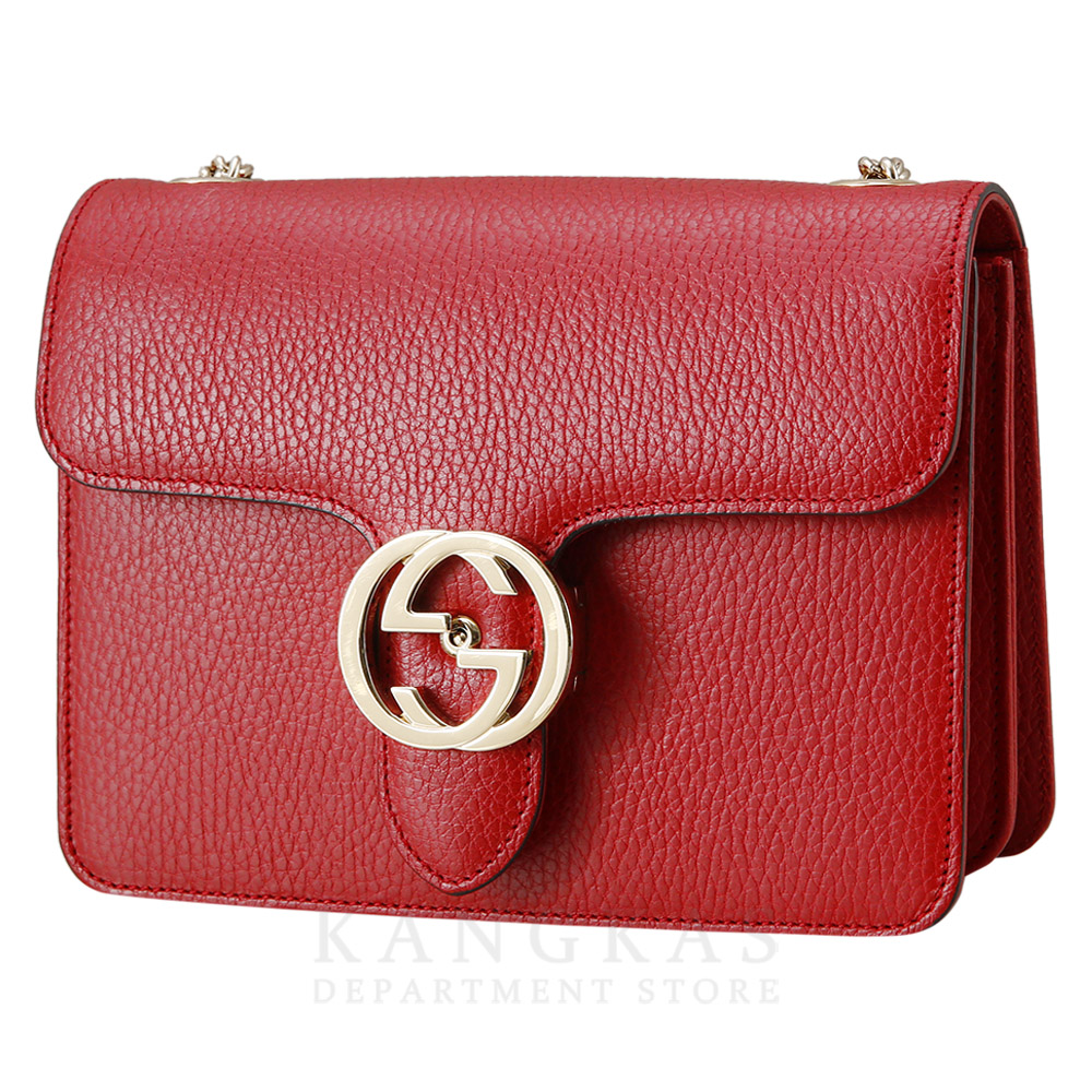 GUCCI(USED)구찌 510304 인터로킹 GG 체인백
