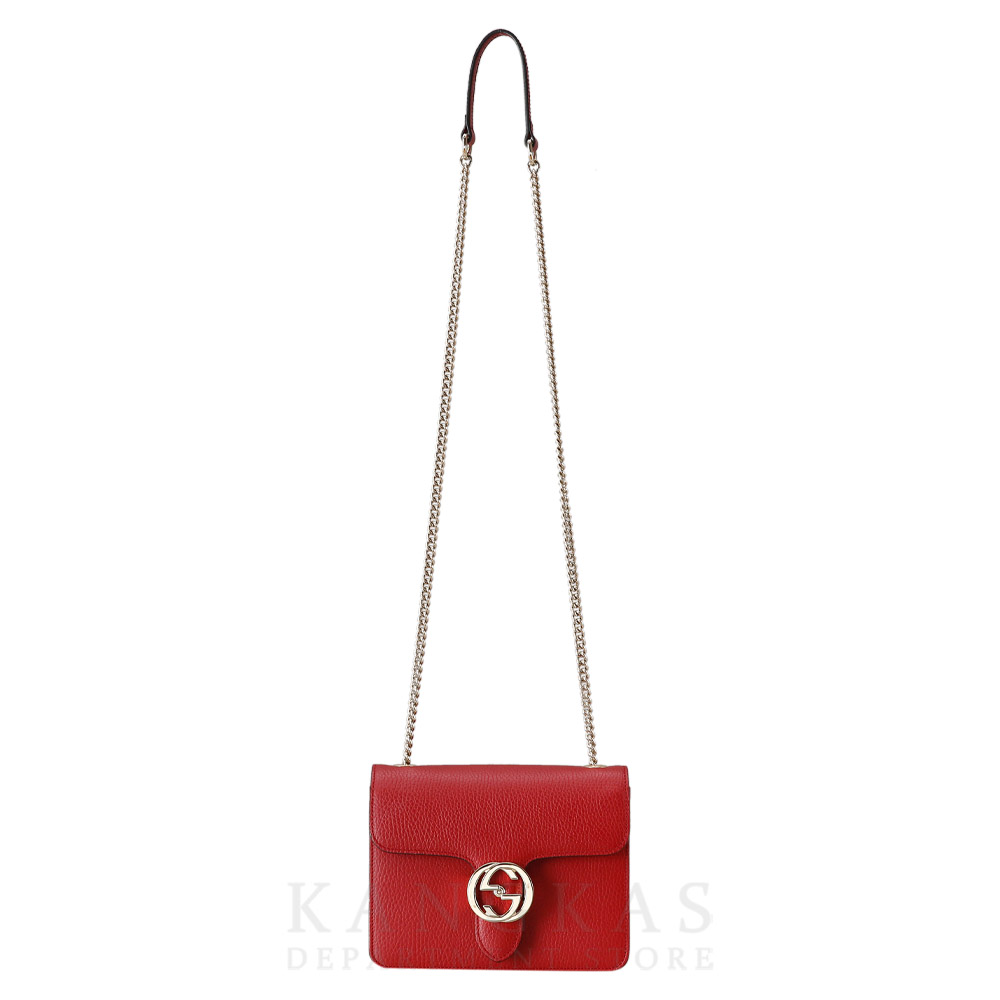 GUCCI(USED)구찌 510304 인터로킹 GG 체인백