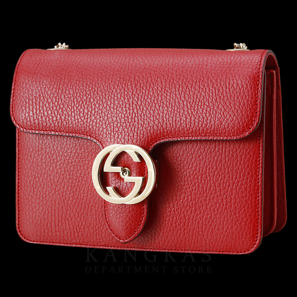GUCCI(USED)구찌 510304 인터로킹 GG 체인백