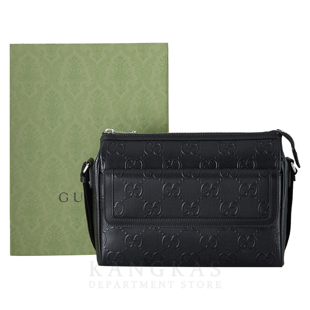 GUCCI(USED)구찌 658565 GG 엠보스 메신저 백