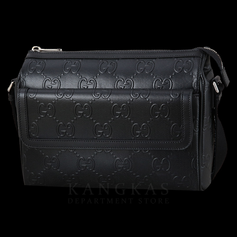 GUCCI(USED)구찌 658565 GG 엠보스 메신저 백
