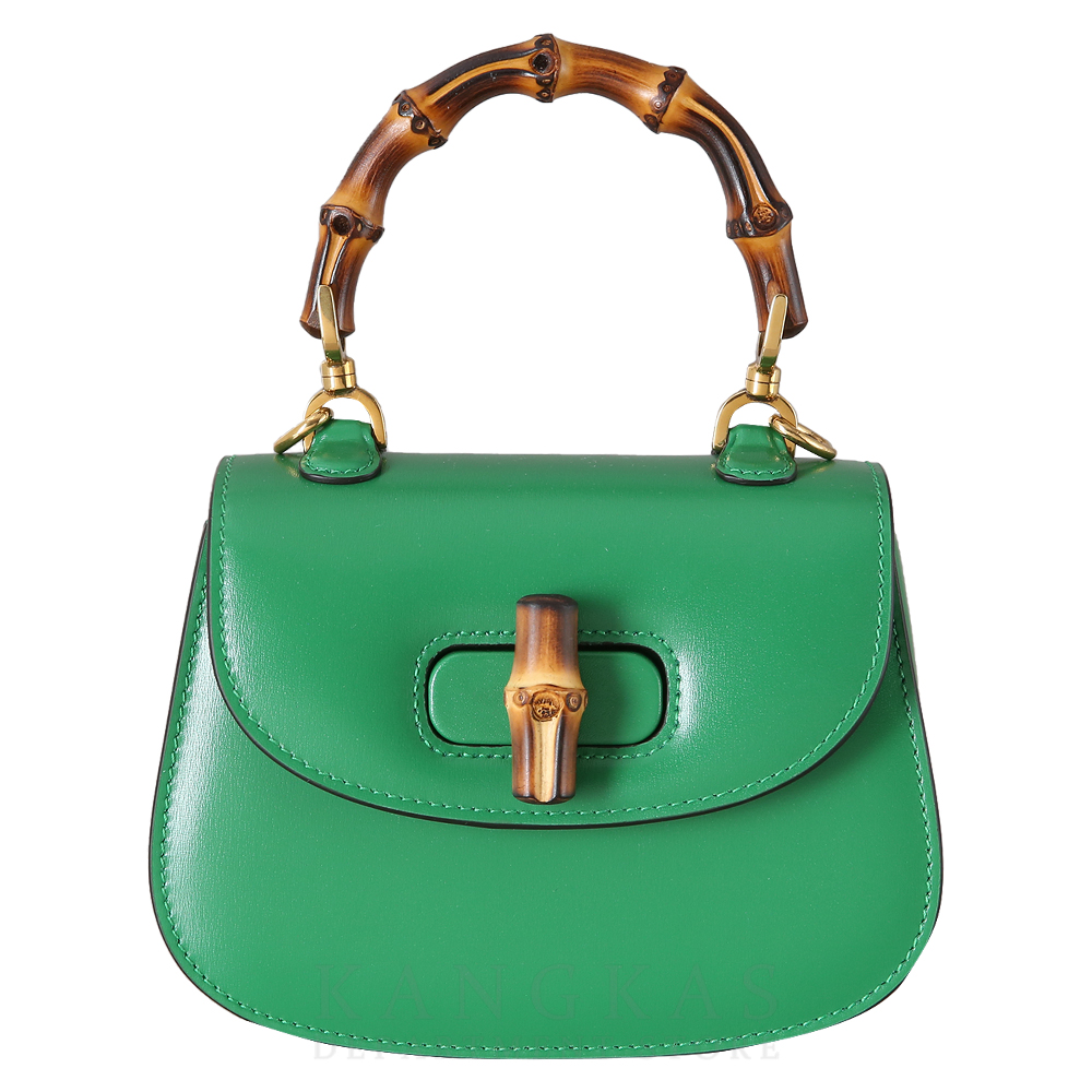 GUCCI(USED)구찌 686864 뱀부 1947 미니 탑 핸들백