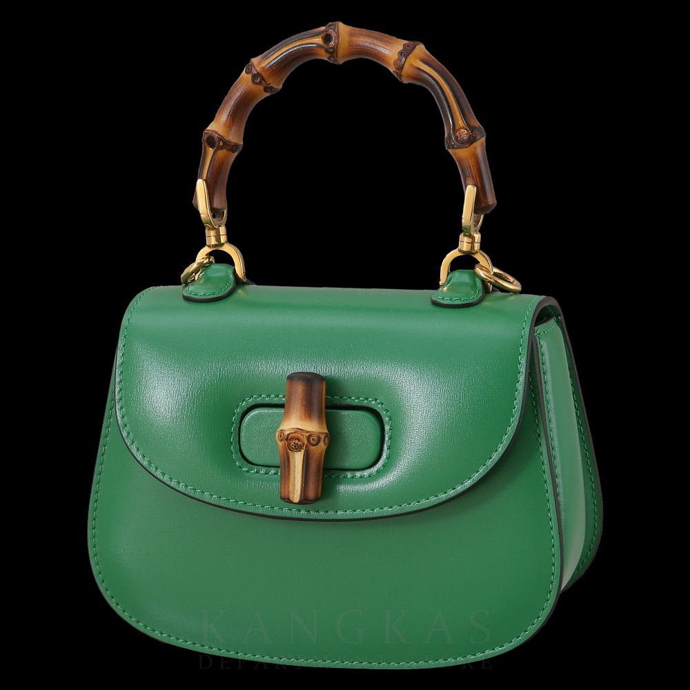 GUCCI(USED)구찌 686864 뱀부 1947 미니 탑 핸들백