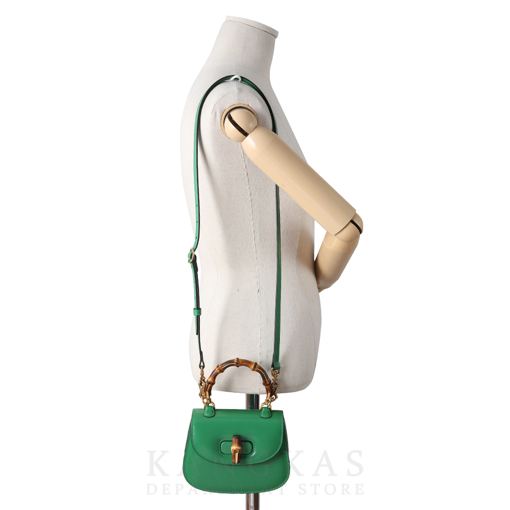 GUCCI(USED)구찌 686864 뱀부 1947 미니 탑 핸들백