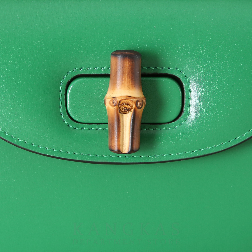 GUCCI(USED)구찌 686864 뱀부 1947 미니 탑 핸들백