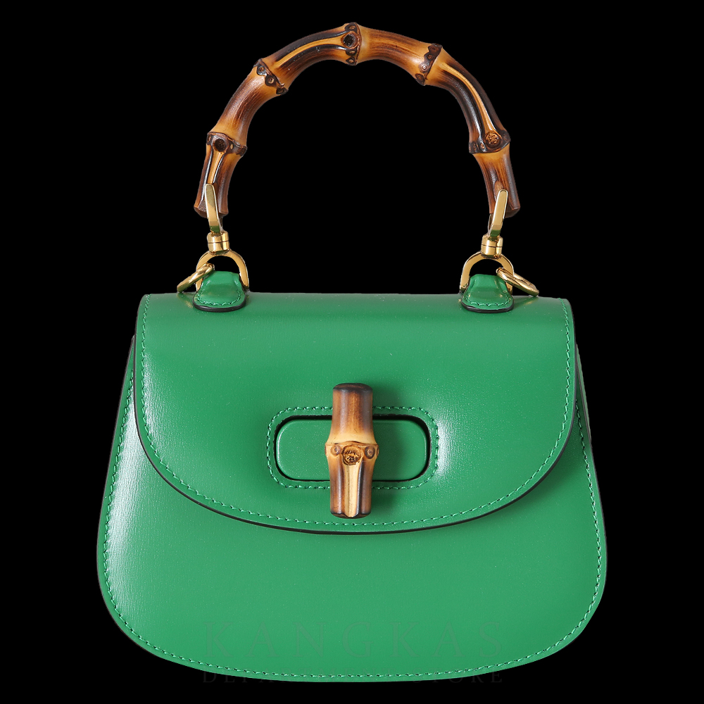 GUCCI(USED)구찌 686864 뱀부 1947 미니 탑 핸들백