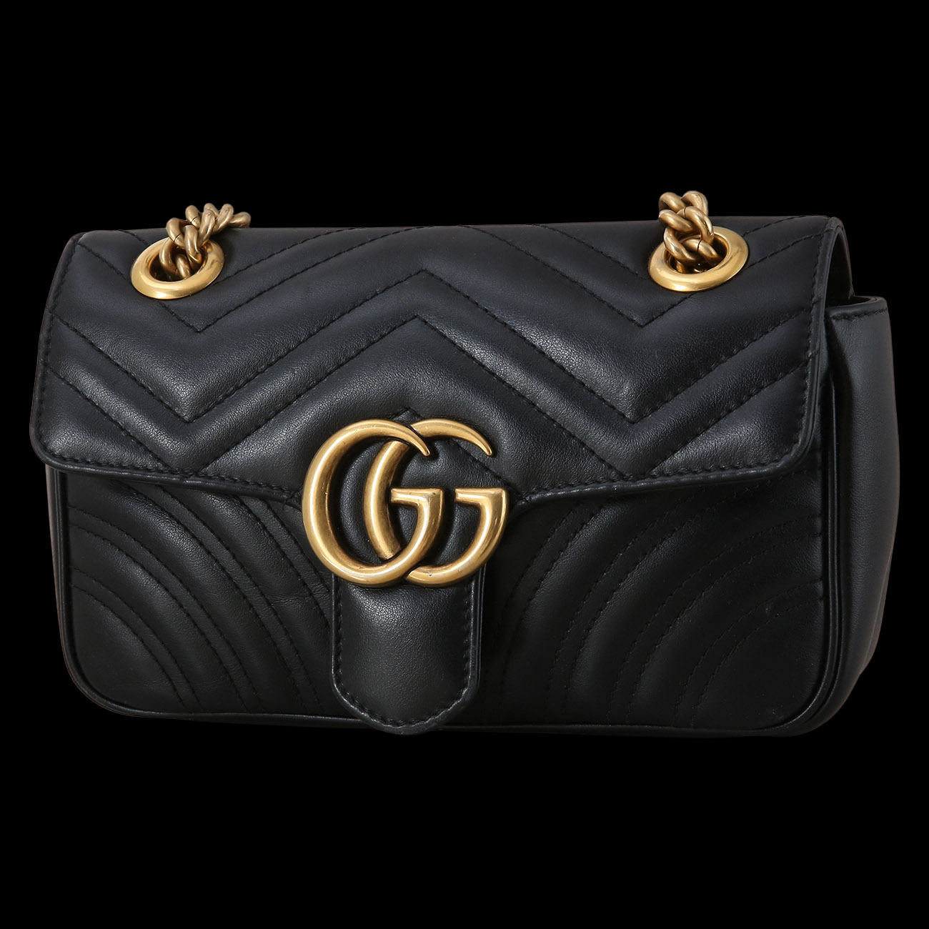 GUCCI(USED)구찌 446744 GG마몽 마틀라세 미니 체인백