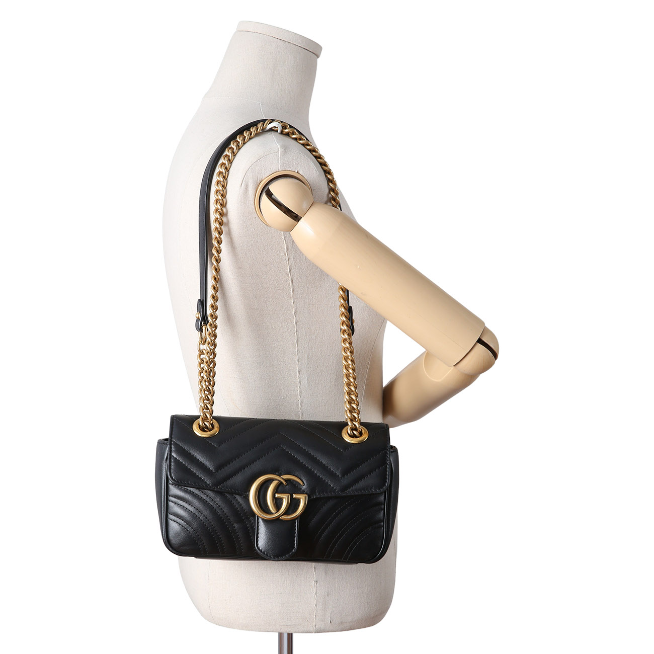 GUCCI(USED)구찌 446744 GG마몽 마틀라세 미니 체인백