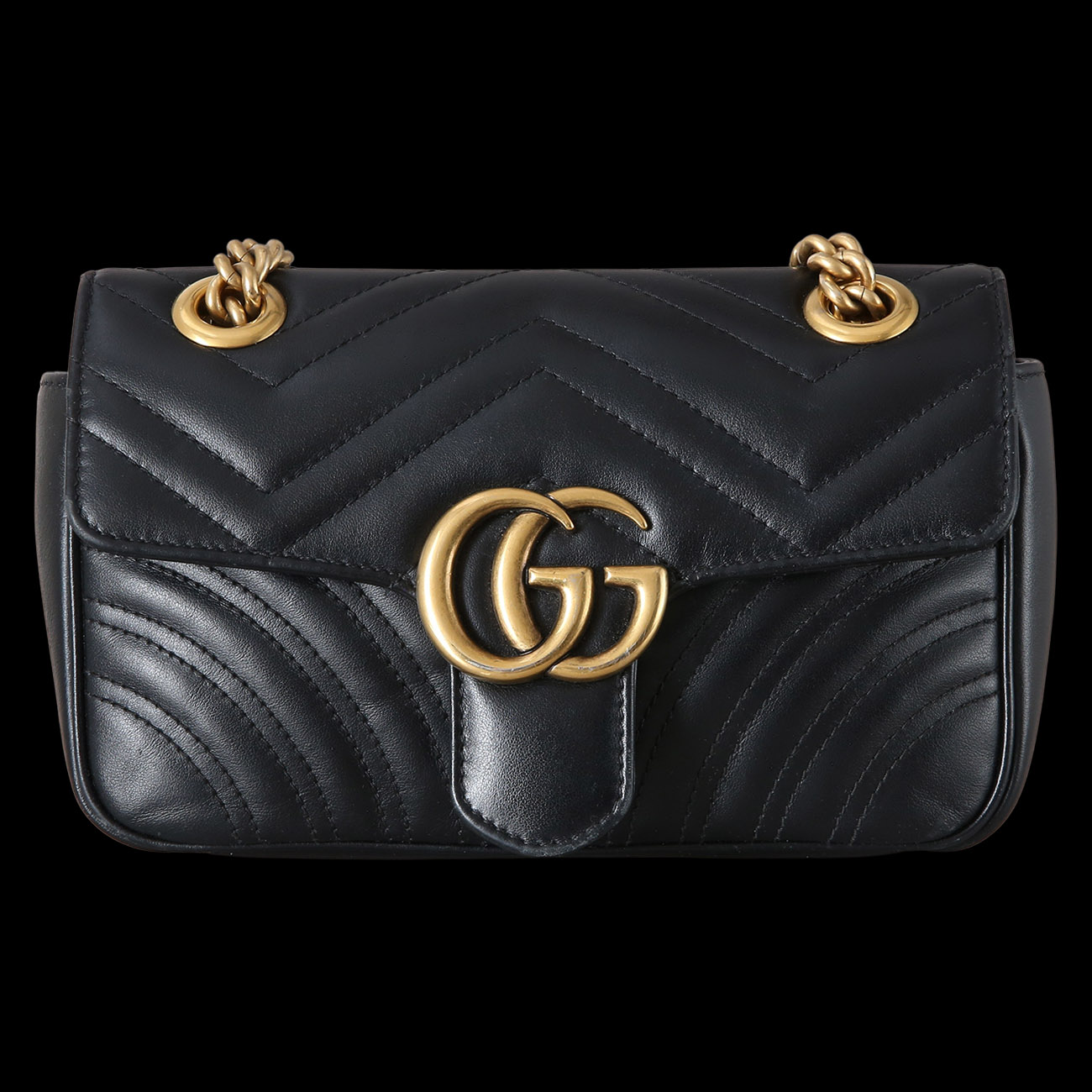 GUCCI(USED)구찌 446744 GG마몽 마틀라세 미니 체인백